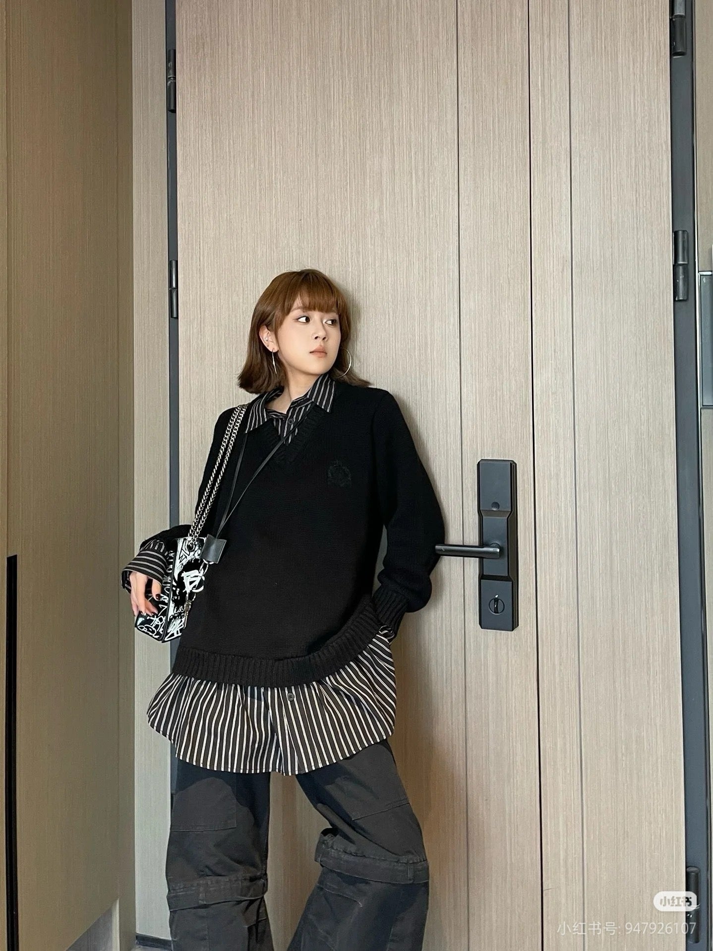 발렌시아가 스타라이프 셔츠