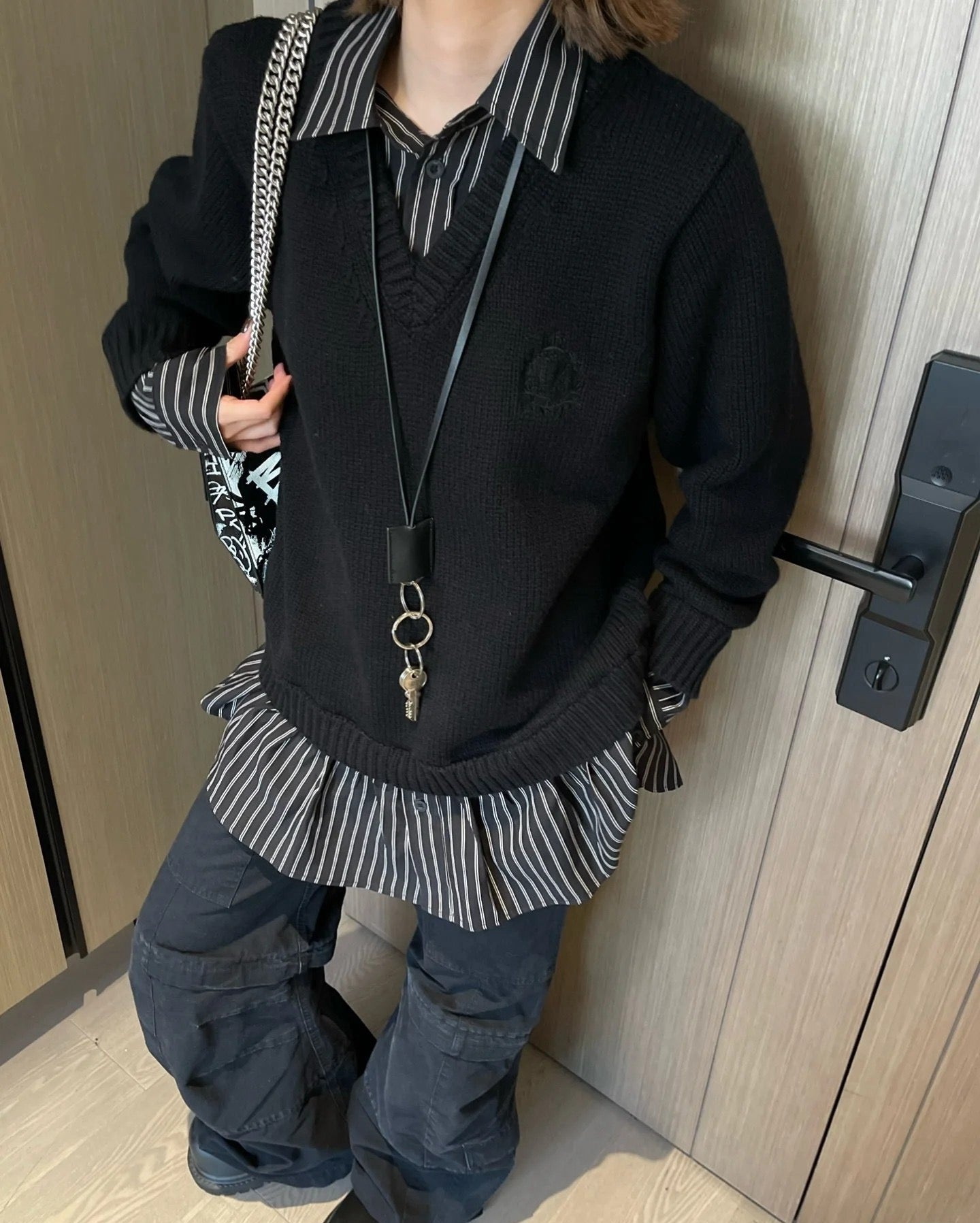 발렌시아가 스타라이프 셔츠