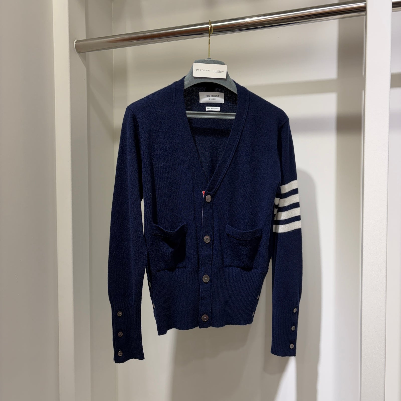 1% 톰브라운 캐시미어 가디건