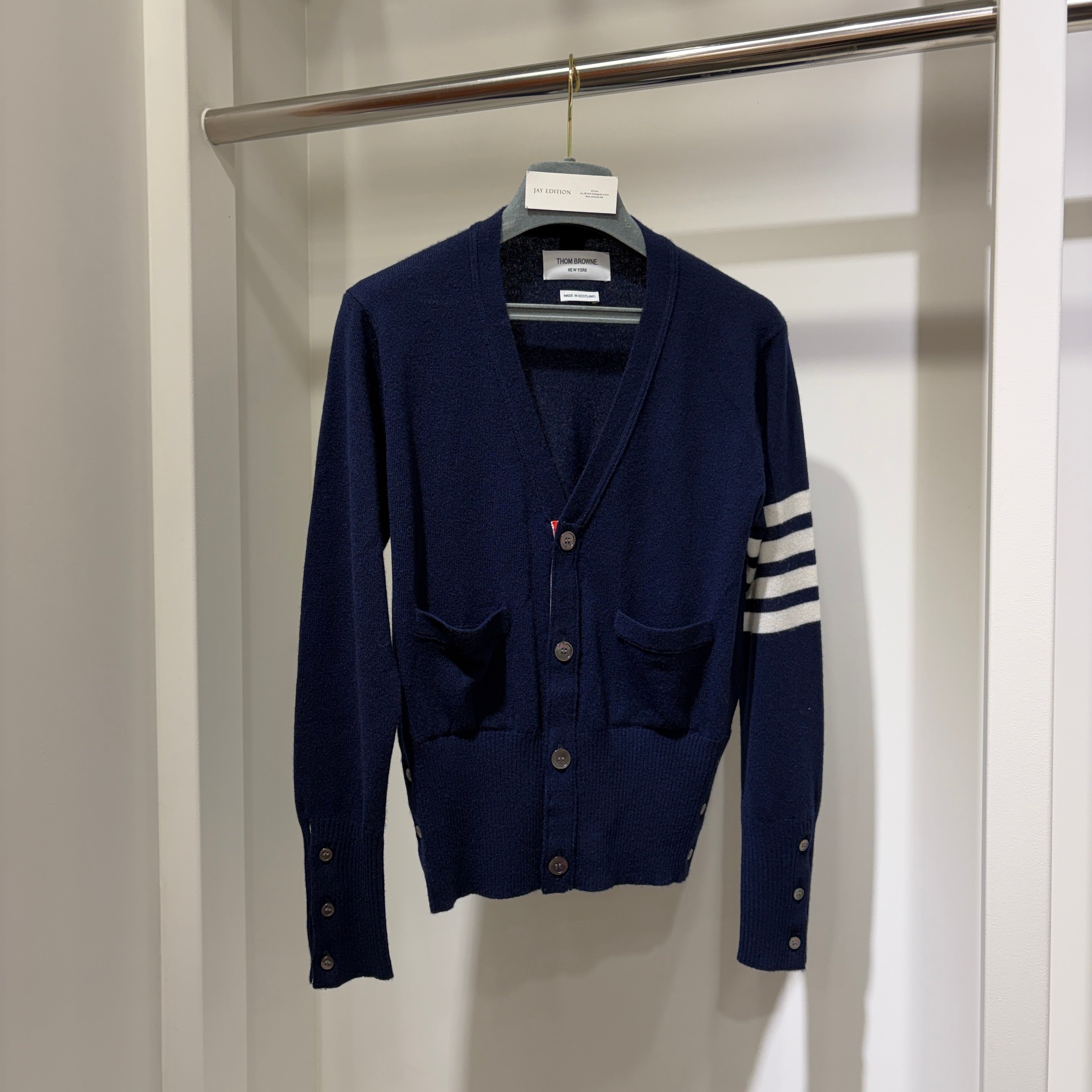 1% 톰브라운 캐시미어 가디건