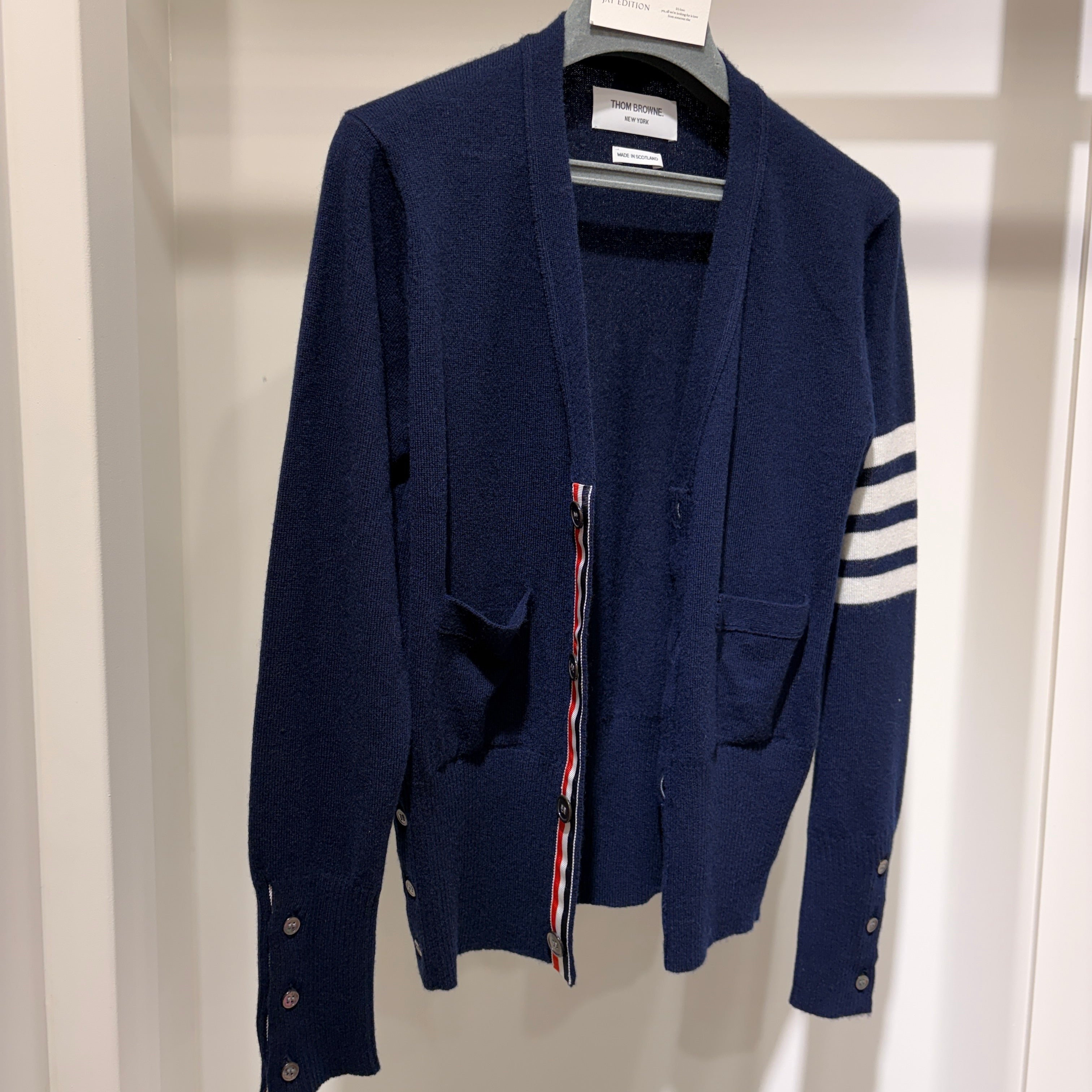 1% 톰브라운 캐시미어 가디건