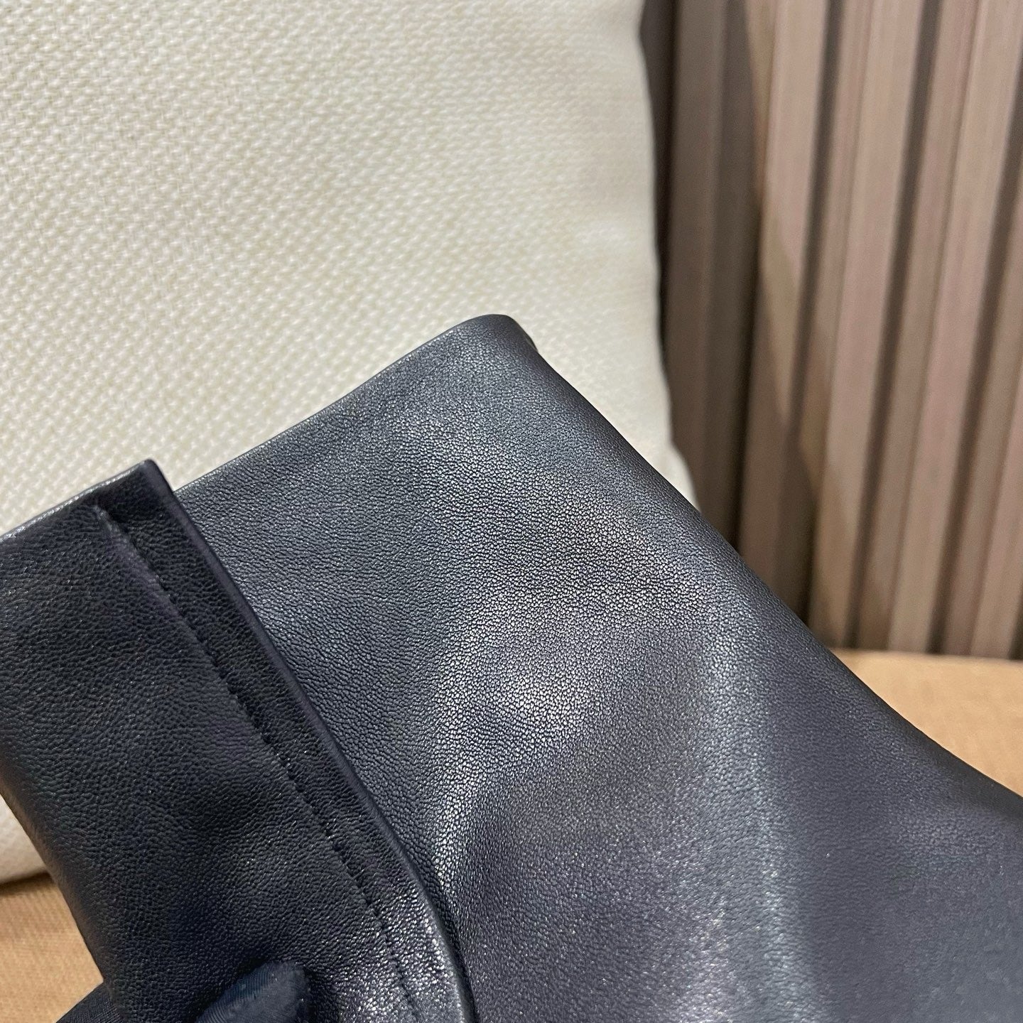 메종 마르지엘라 레더 타비 부츠