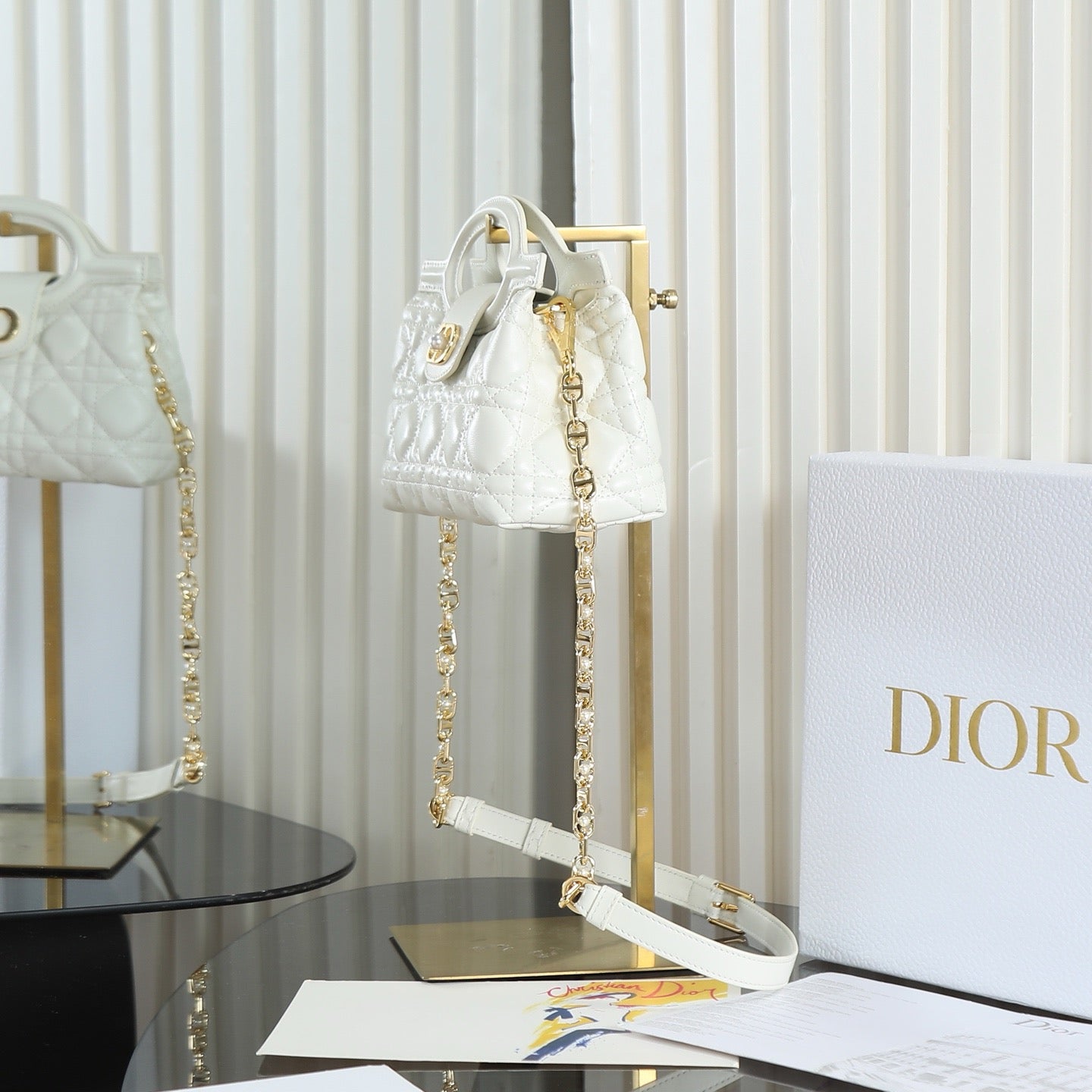 디올 Jolie 탑 핸들 미니 백