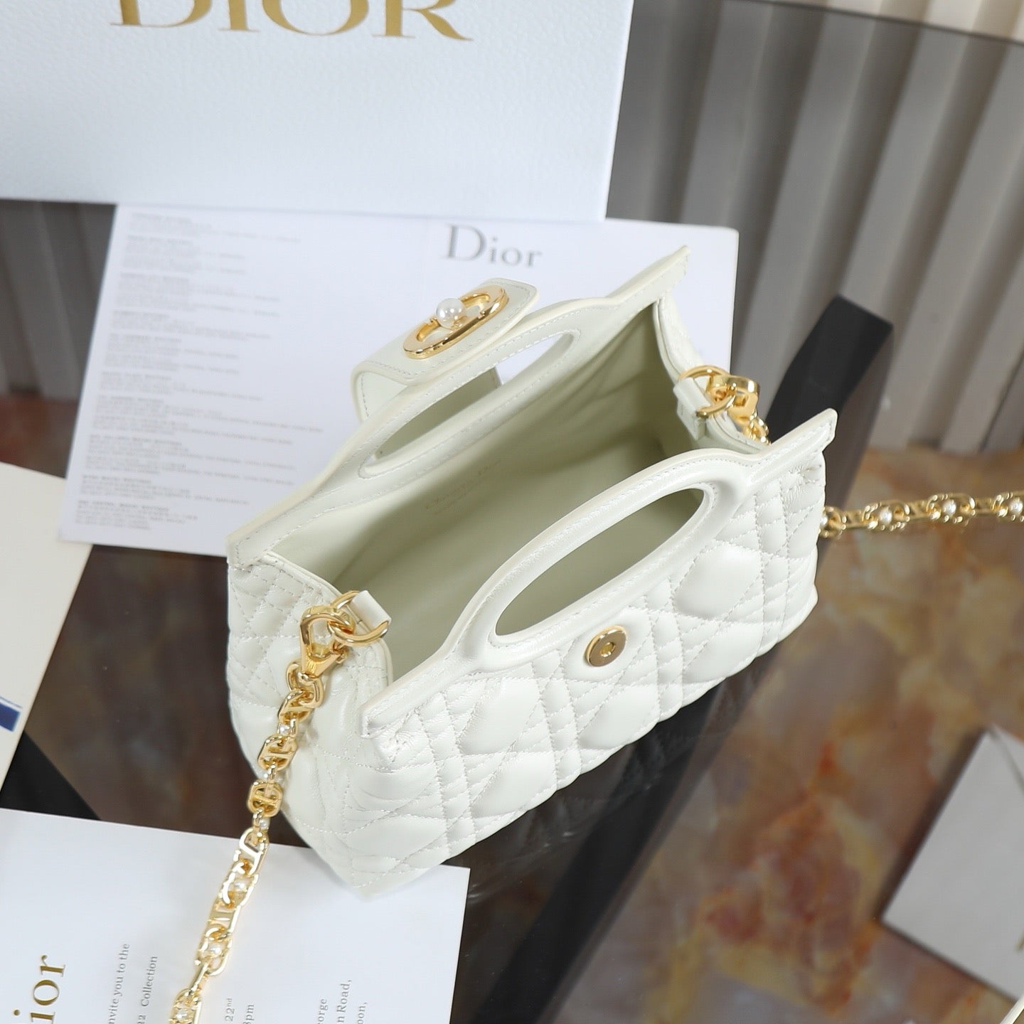 디올 Jolie 탑 핸들 미니 백