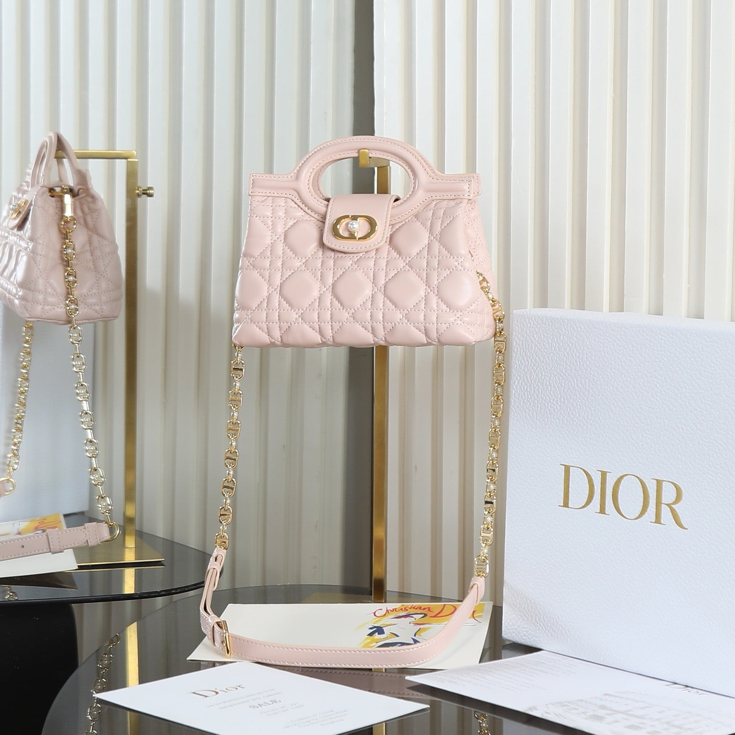 디올 Jolie 탑 핸들 미니 백