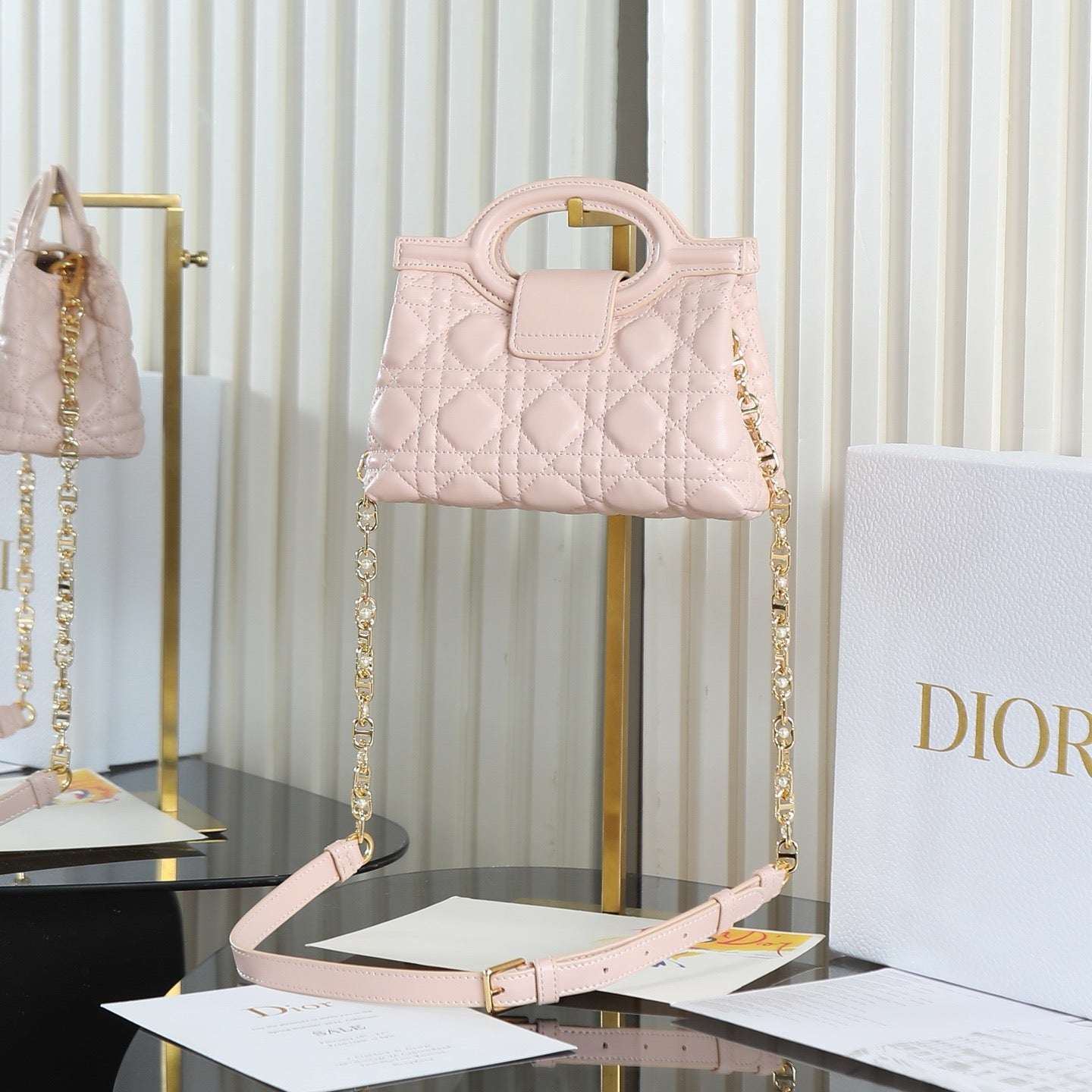 디올 Jolie 탑 핸들 미니 백