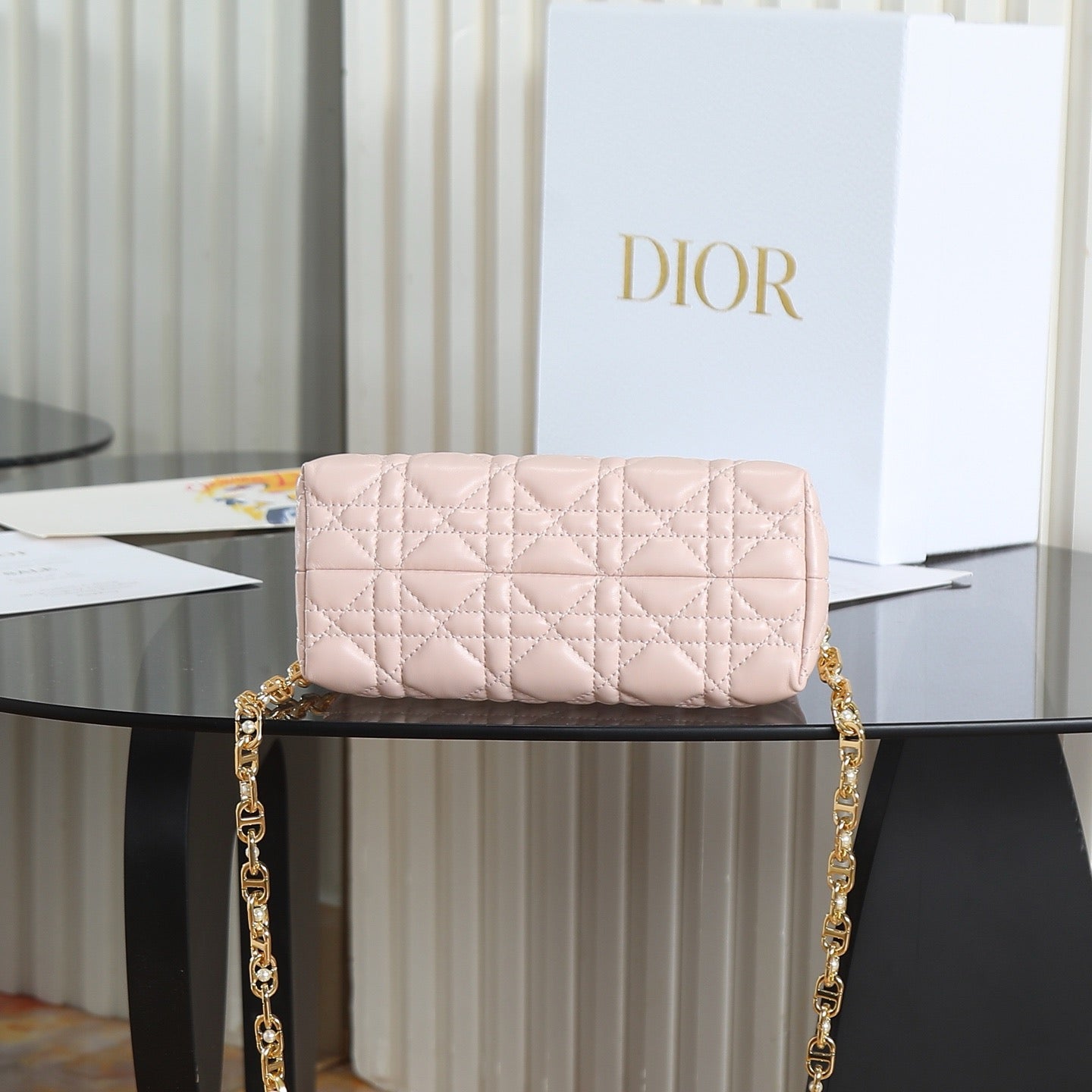 디올 Jolie 탑 핸들 미니 백