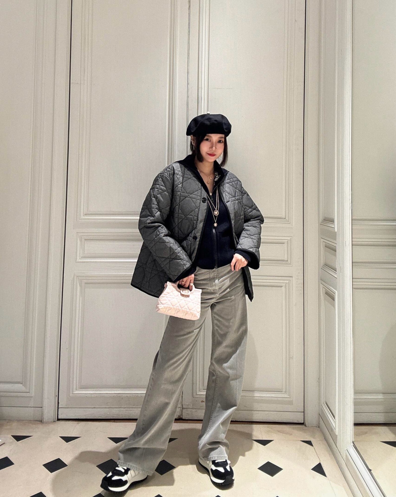 디올 Jolie 탑 핸들 미니 백