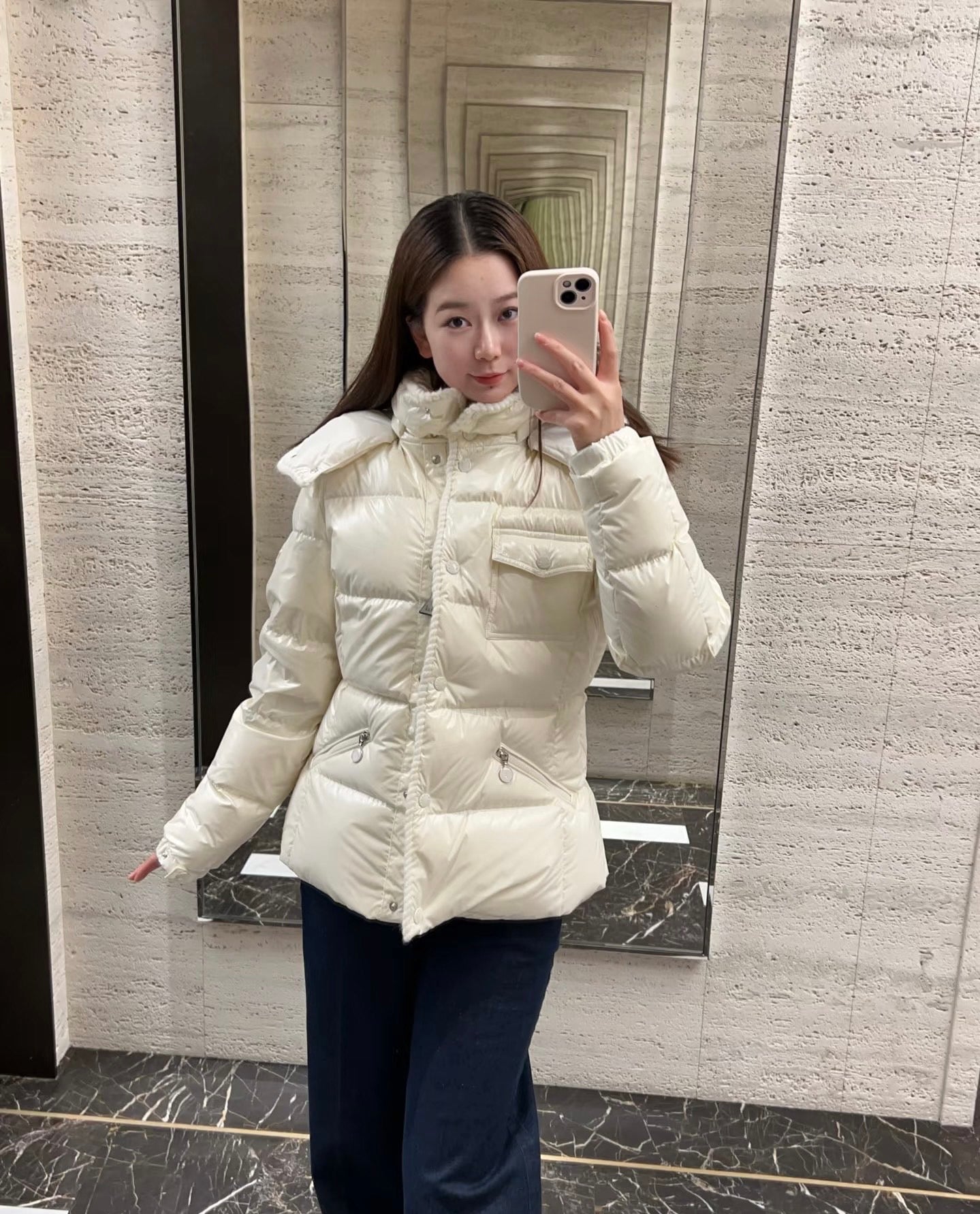 GLAREINS 다운 자켓 패딩