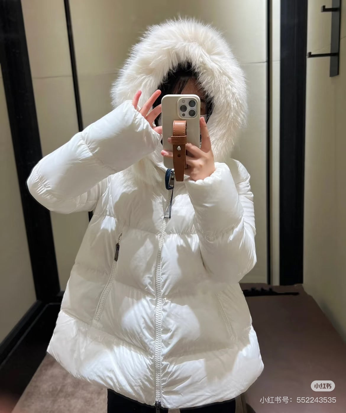 LAICHE 후드퍼 다운 패딩