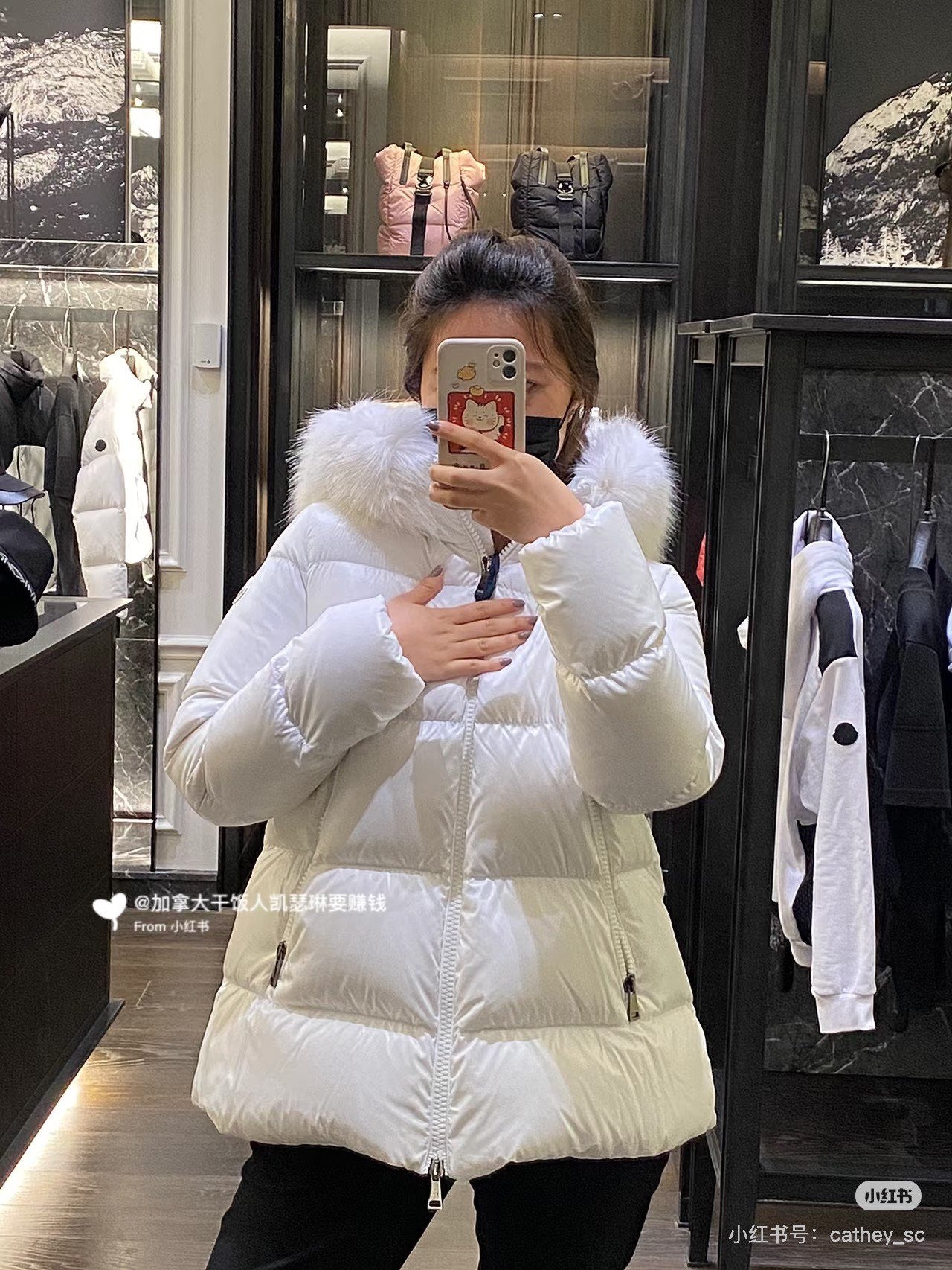 LAICHE 후드퍼 다운 패딩