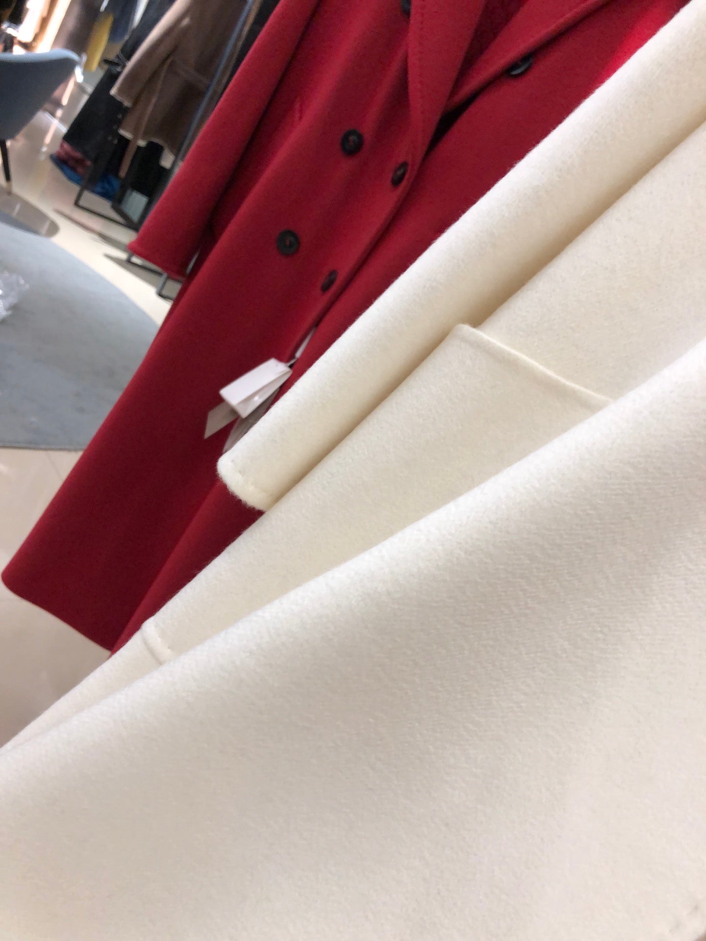 막스마라 라브로 (루드밀라)  코트 (화이트)