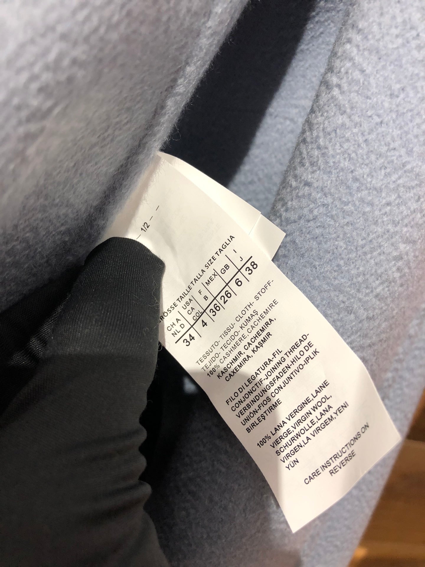 막스마라 라브로 (루드밀라)  코트 (라이트 블루)