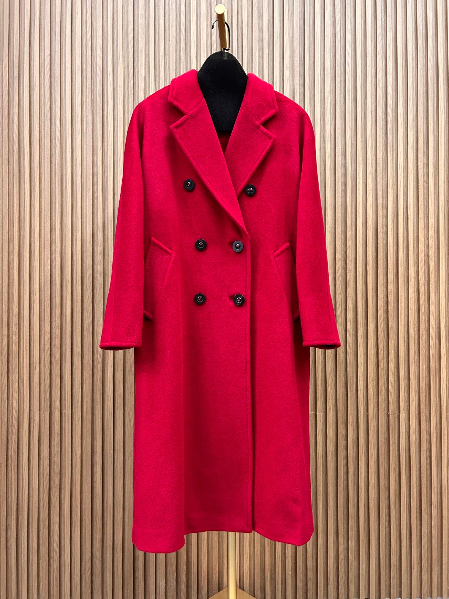 막스마라 마담 (101801 아이콘) 코트 (레드)