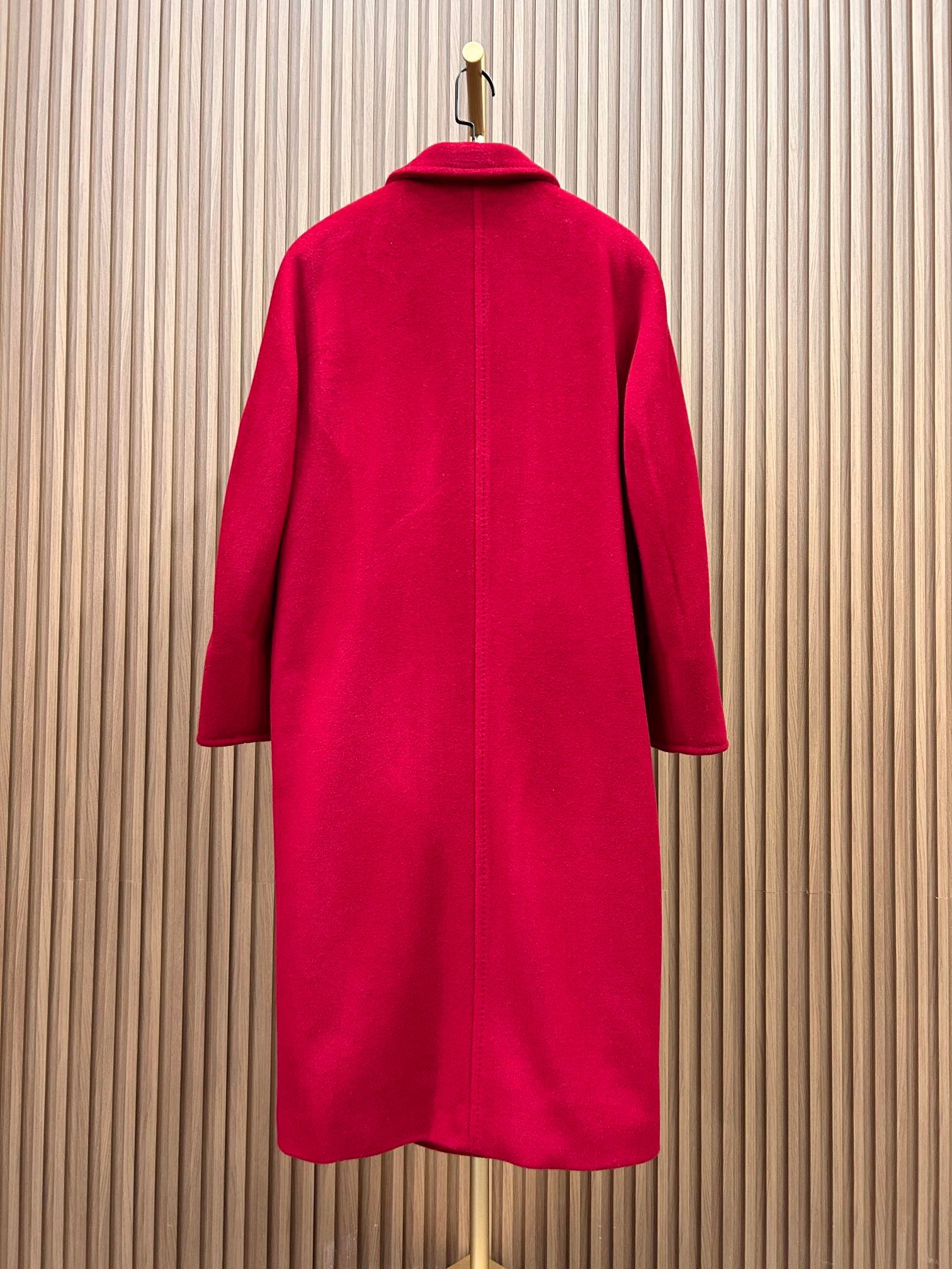 막스마라 마담 (101801 아이콘) 코트 (레드)