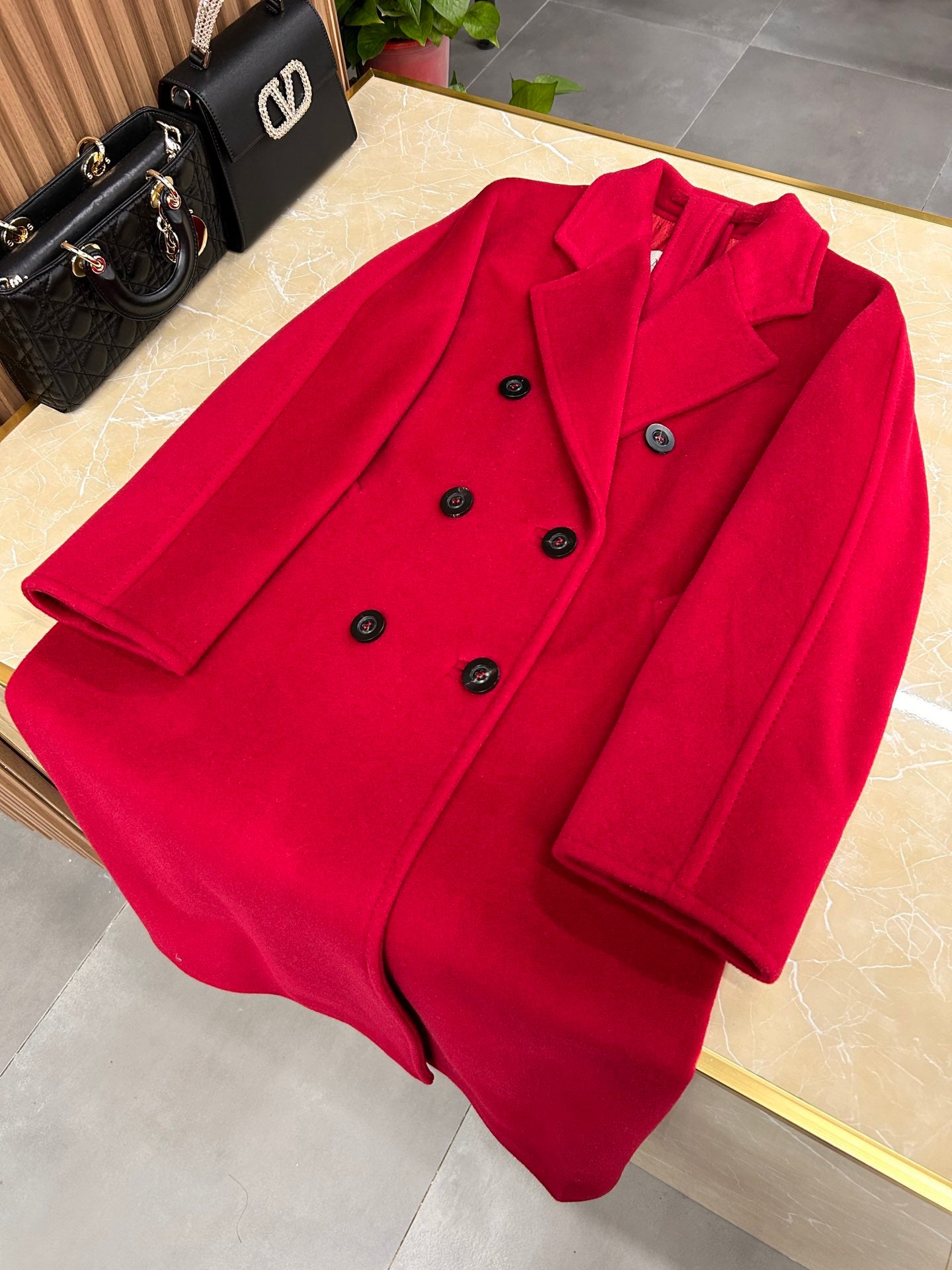 막스마라 마담 (101801 아이콘) 코트 (레드)