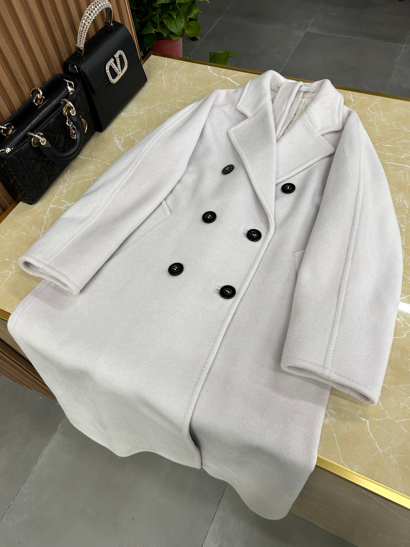 막스마라 마담 (101801 아이콘) 코트 (화이트)