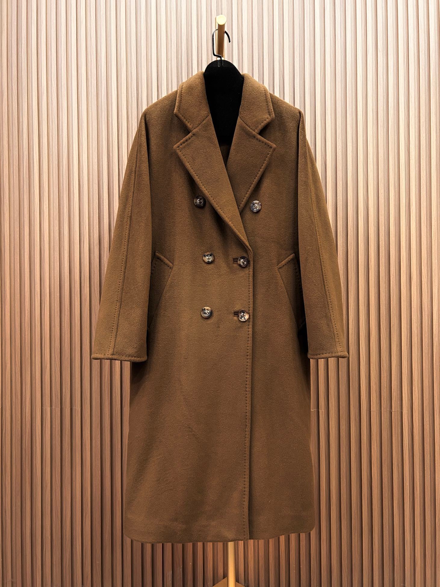 막스마라 마담 (101801 아이콘) 코트 (토바코)