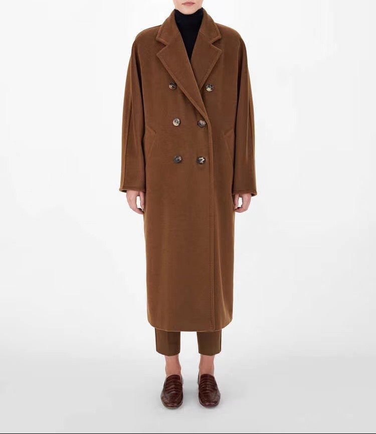 막스마라 마담 (101801 아이콘) 코트 (토바코)