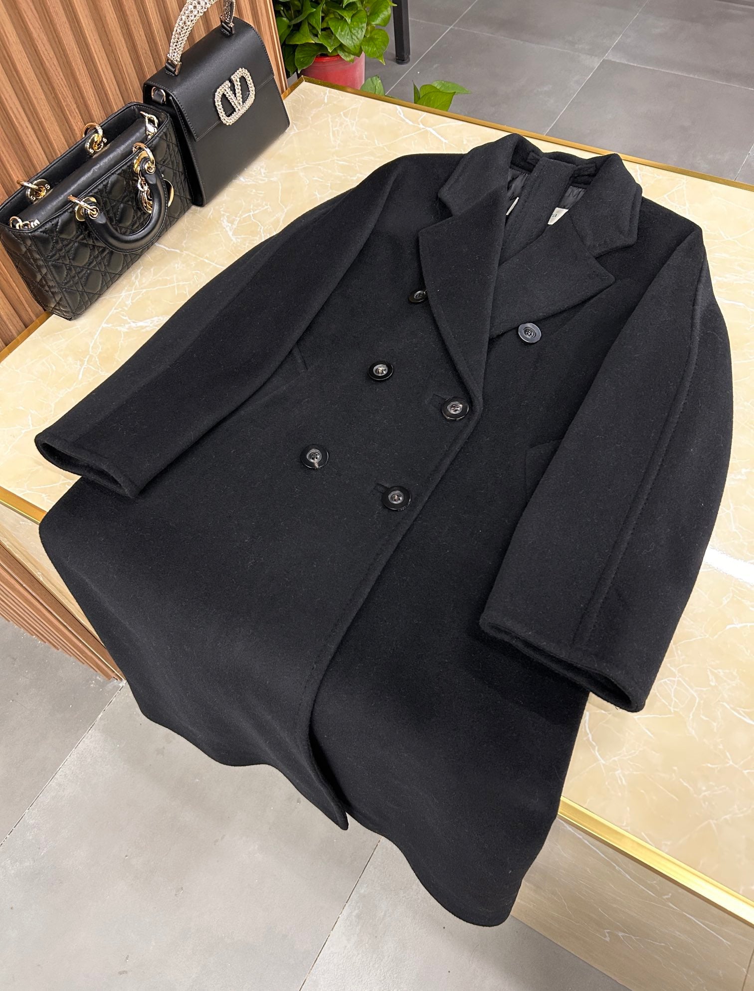 막스마라 마담 (101801 아이콘) 코트 (블랙)