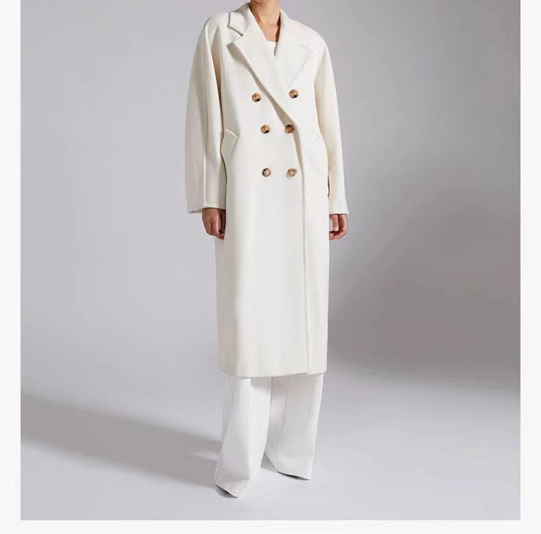 막스마라 마담 (101801 아이콘) 코트 (아이보리)