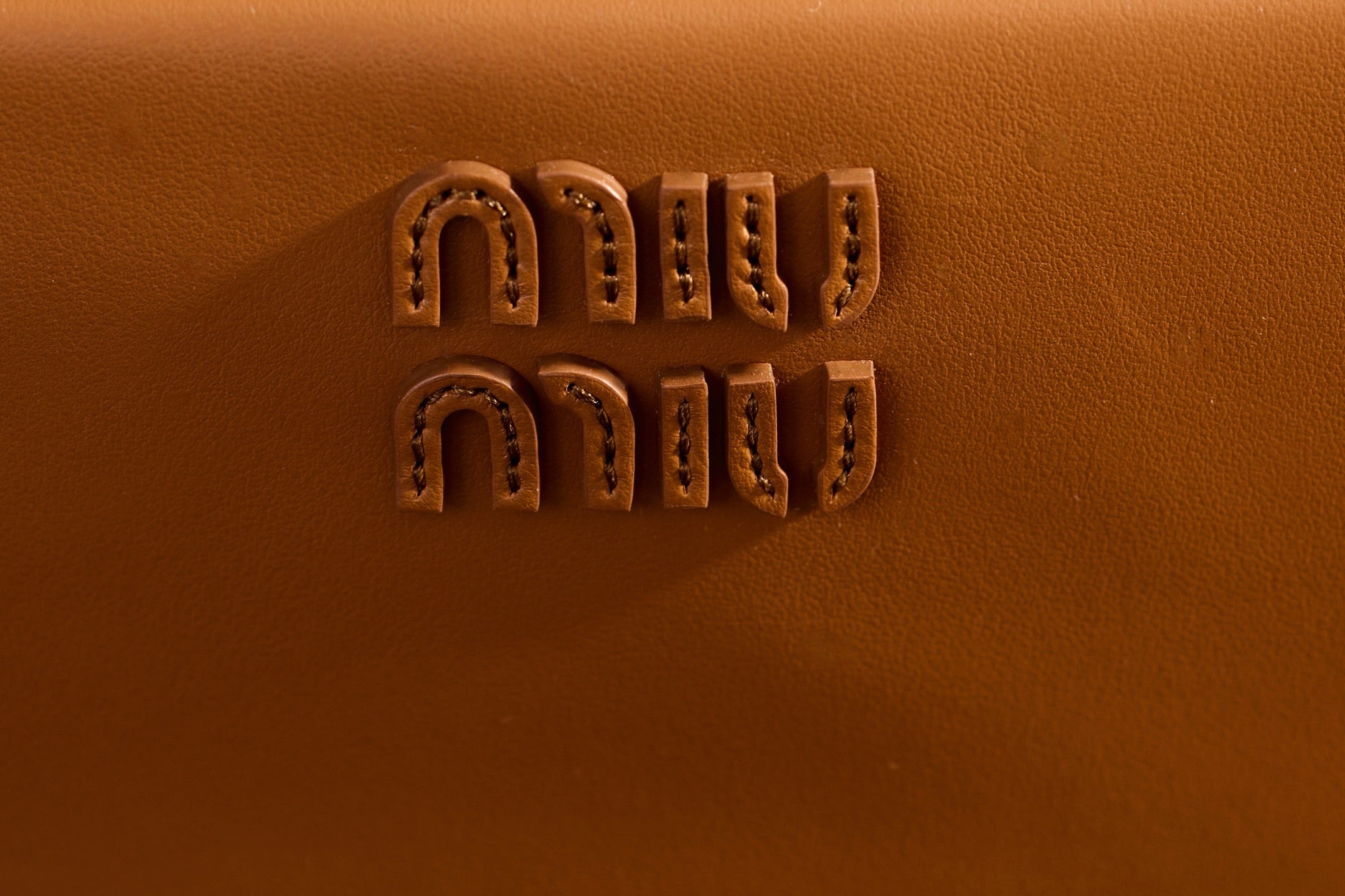 미우미우 가죽 파우치