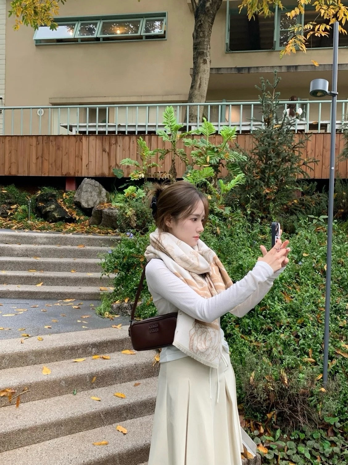 미우미우 가죽 파우치