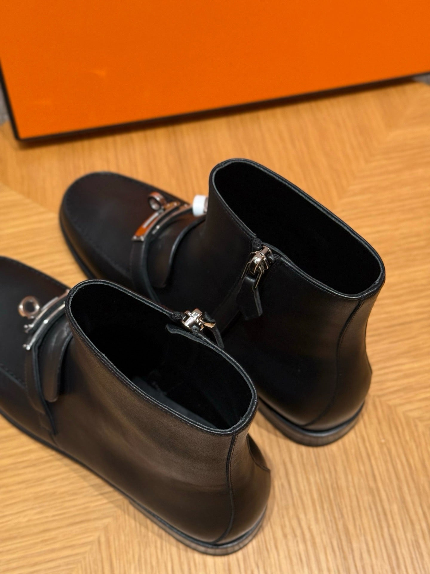 에르메스 Kelsy 앵클 부츠