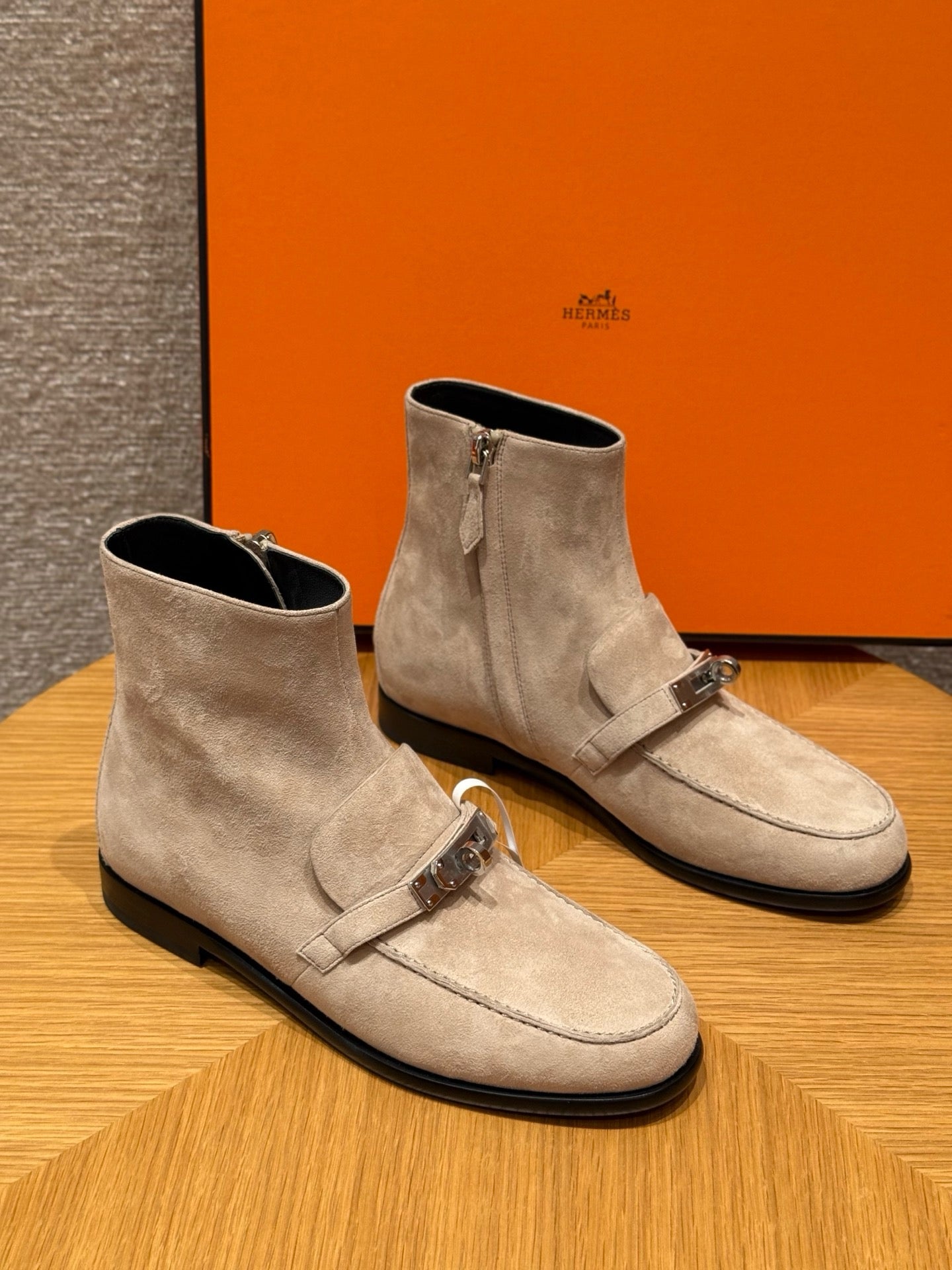 에르메스 Kelsy 앵클 부츠