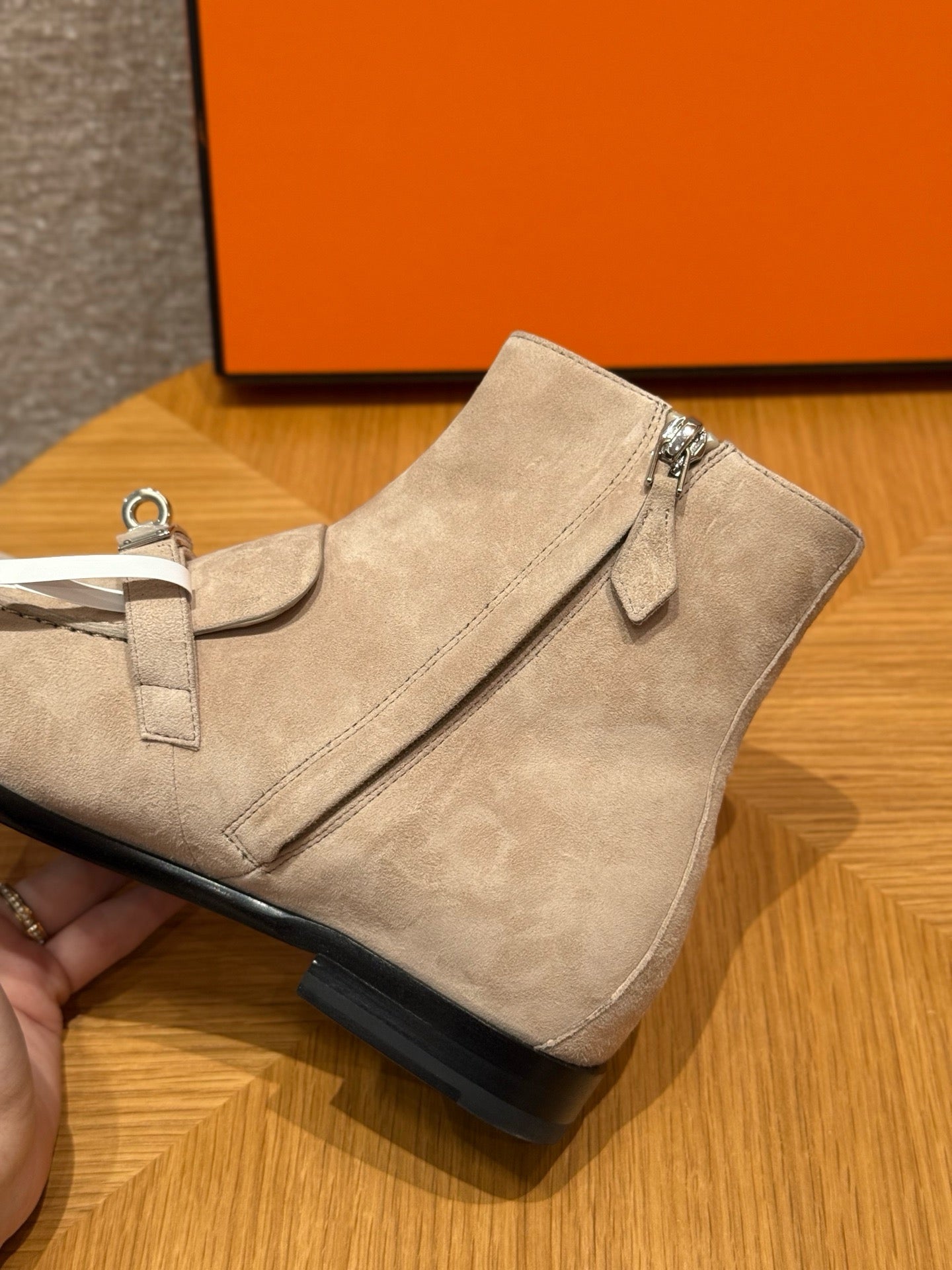 에르메스 Kelsy 앵클 부츠