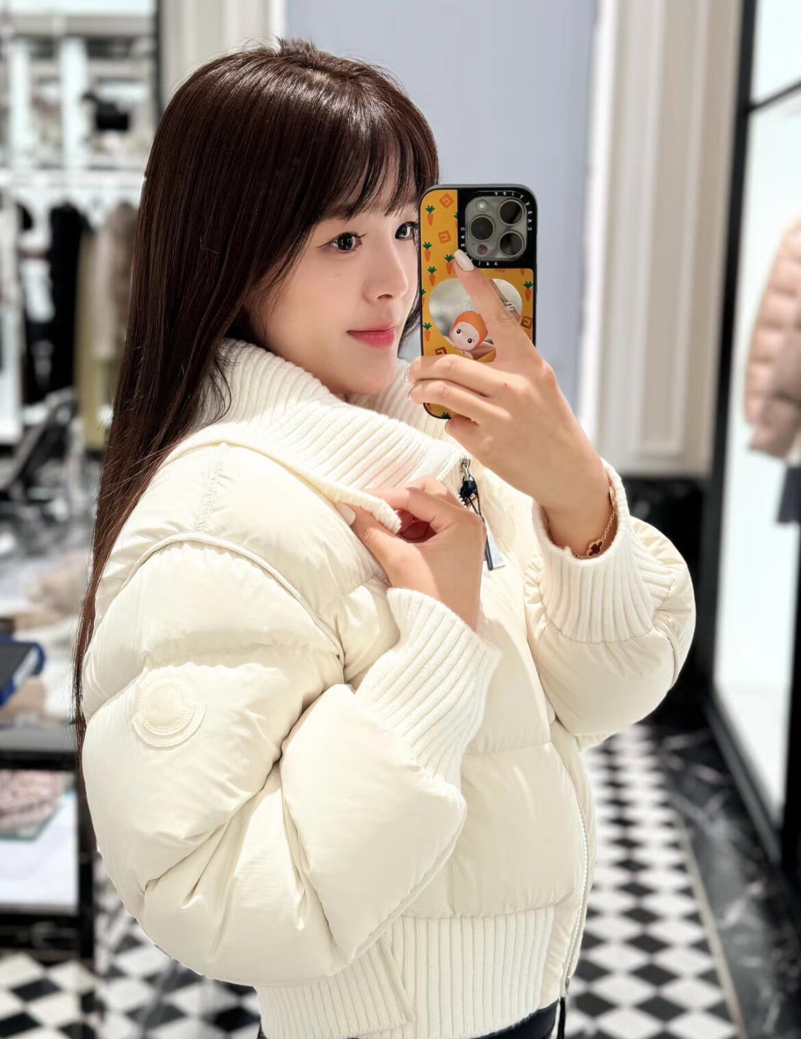 제이다이트 숏 다운 자켓