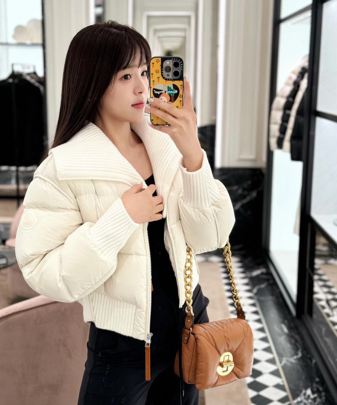 제이다이트 숏 다운 자켓