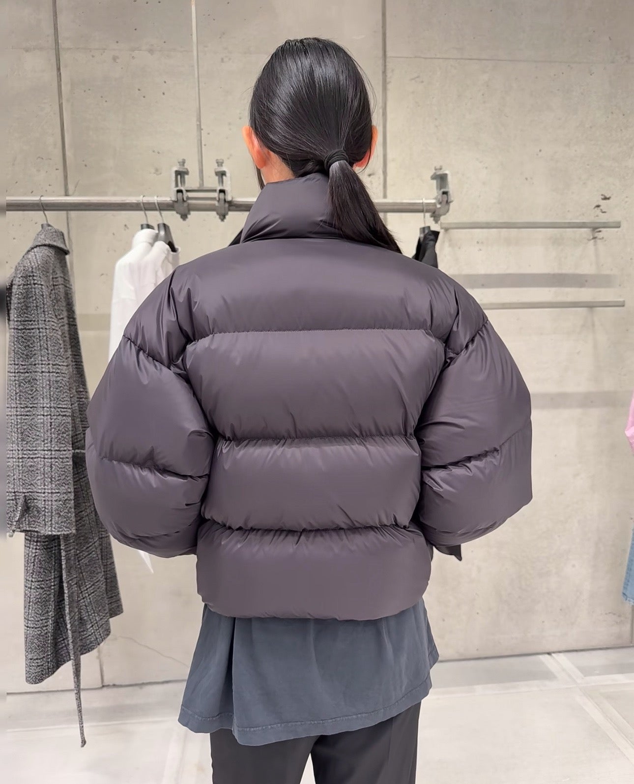 발렌시아가 남성 스탠다드 푸퍼 패딩 자켓