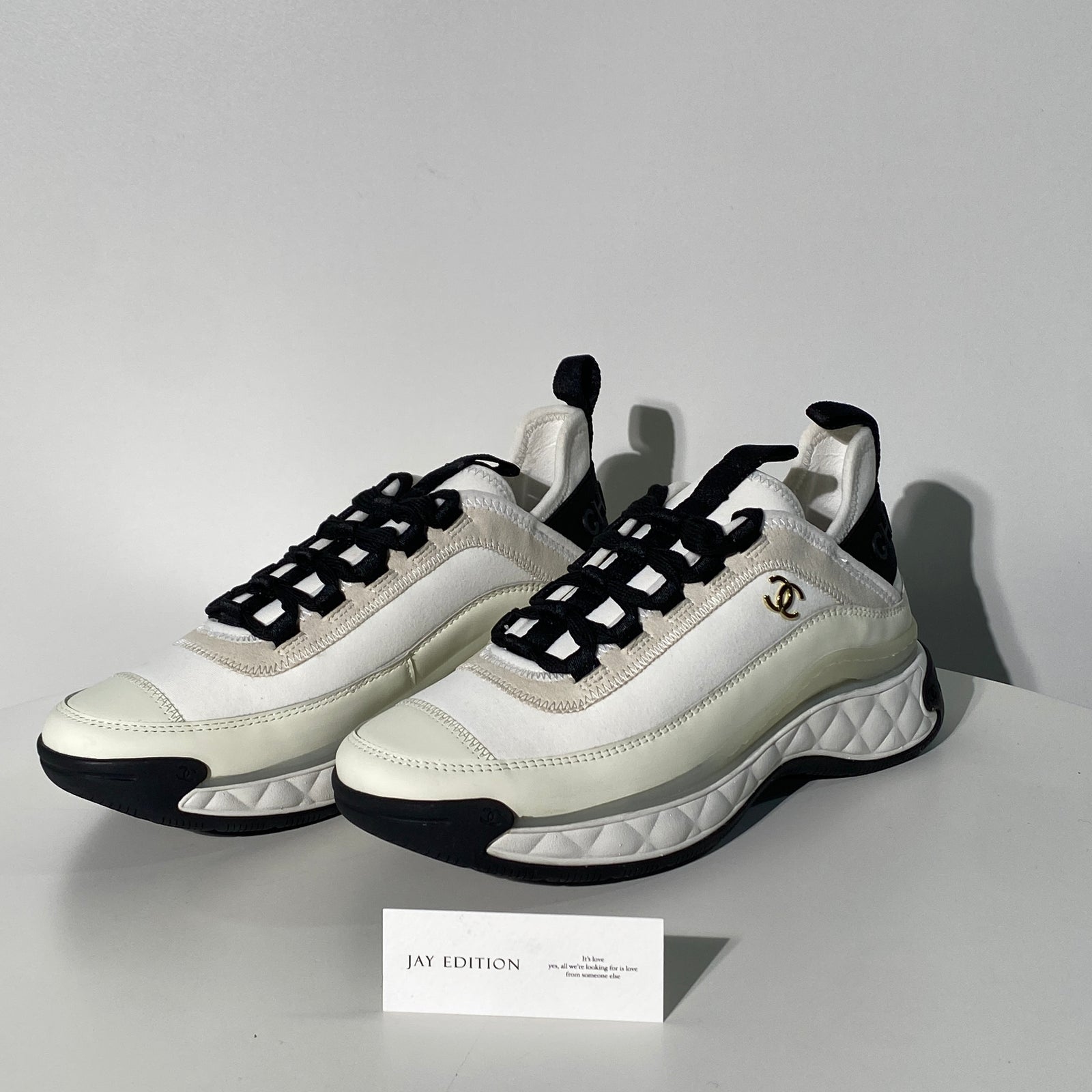 국내) 초미세하자) 샤넬 믹스드파이버 / 화이트 37