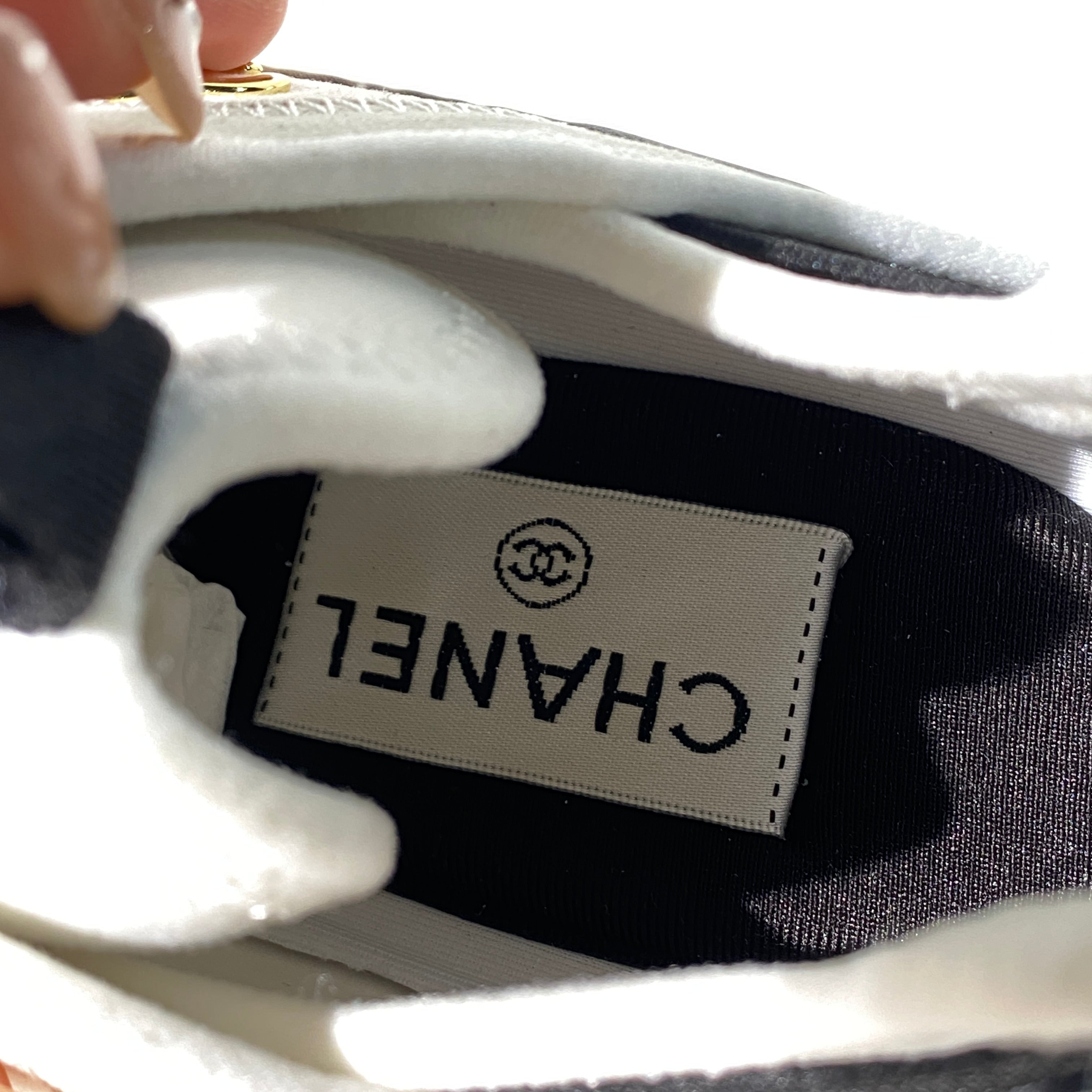 국내) 초미세하자) 샤넬 믹스드파이버 / 화이트 37