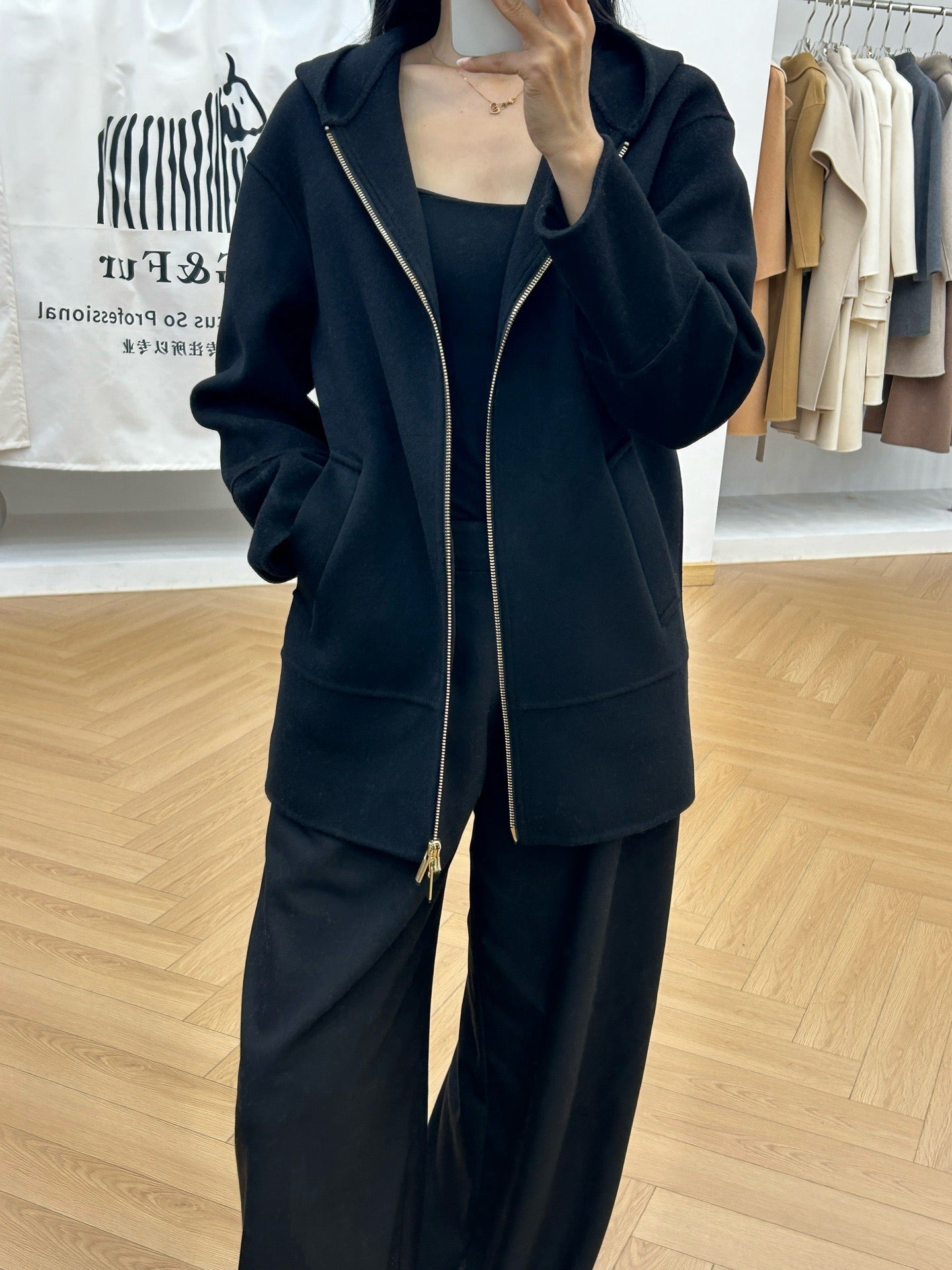 막스마라 탄 클로에 자켓