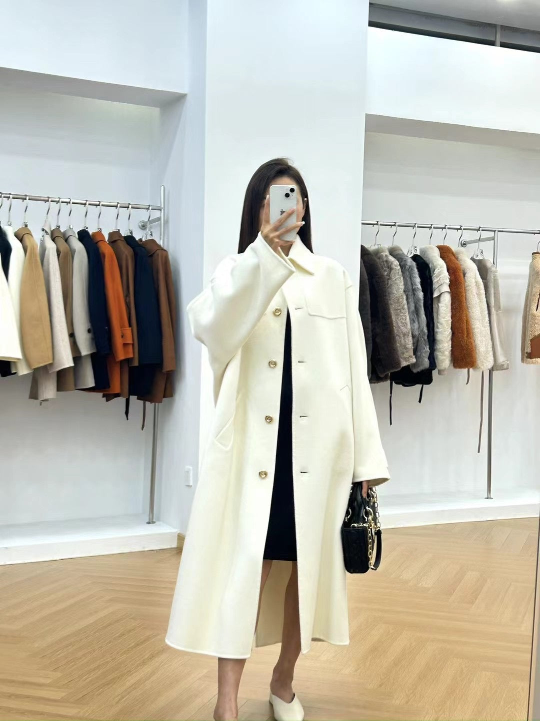 로로피아나 캐시미어 코트