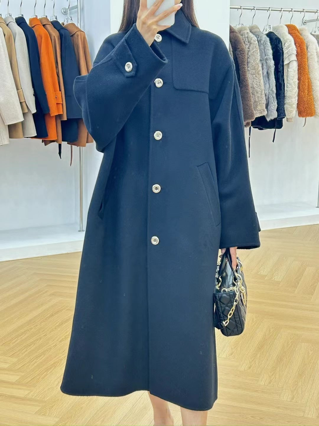 로로피아나 캐시미어 코트