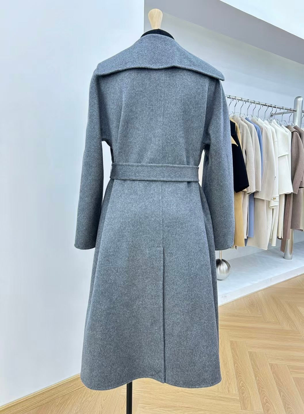 로로피아나 캐시미어 더블 레인 코트