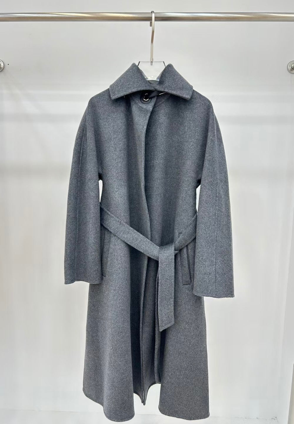 로로피아나 캐시미어 더블 레인 코트