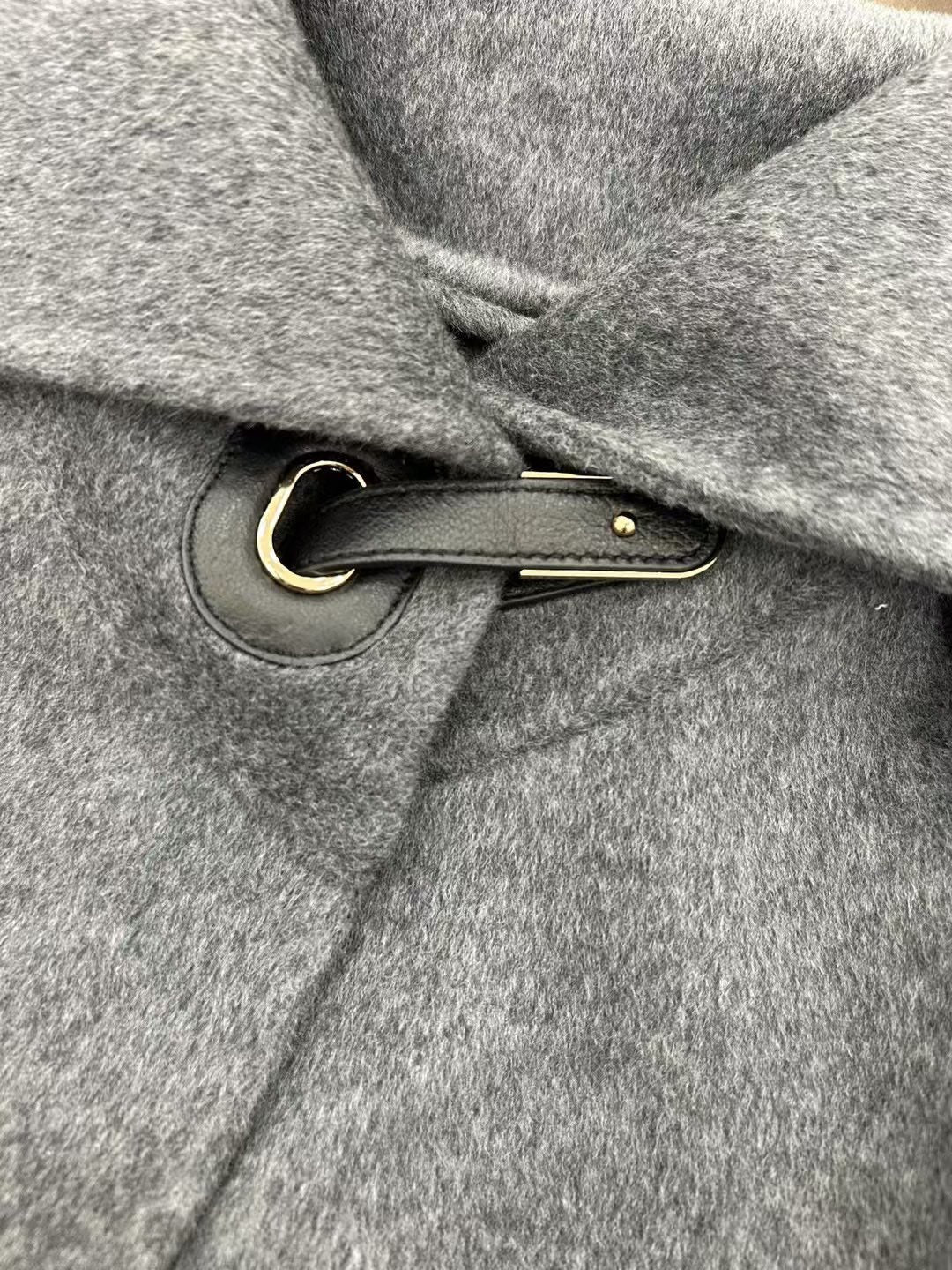 로로피아나 캐시미어 더블 레인 코트