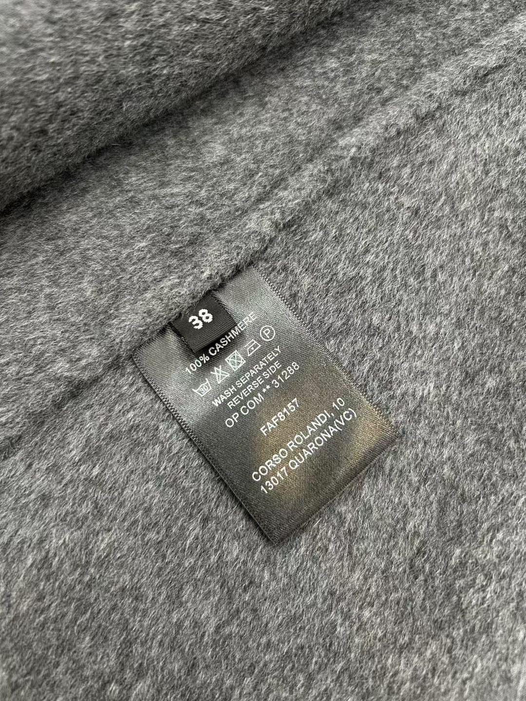 로로피아나 캐시미어 더블 레인 코트