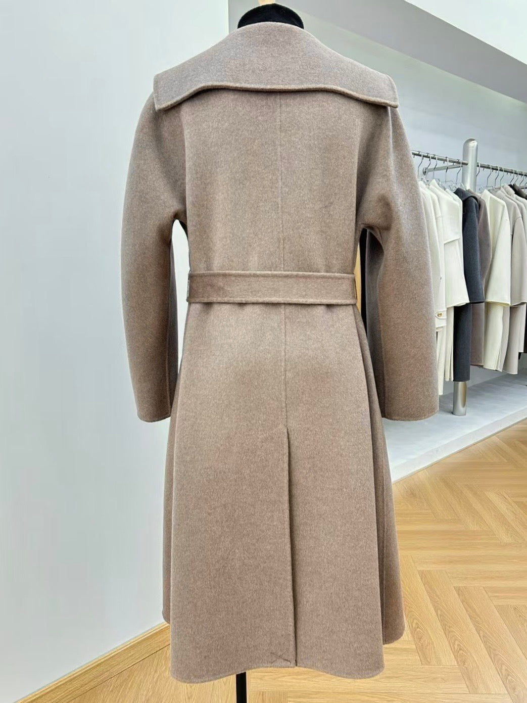 로로피아나 캐시미어 더블 레인 코트