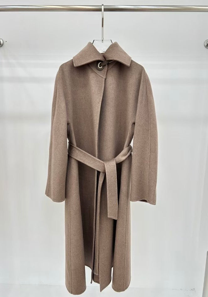 로로피아나 캐시미어 더블 레인 코트