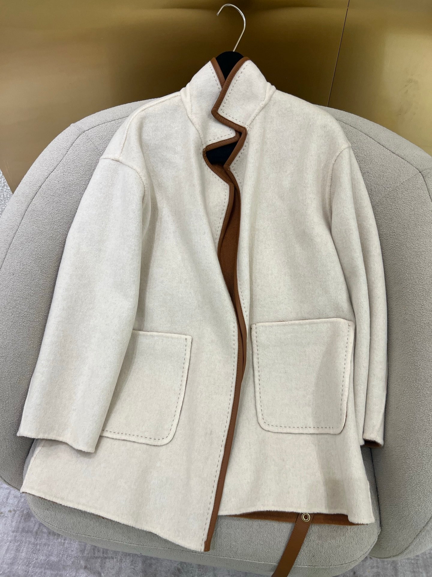 로로피아나 리버시블 벨크로 자켓