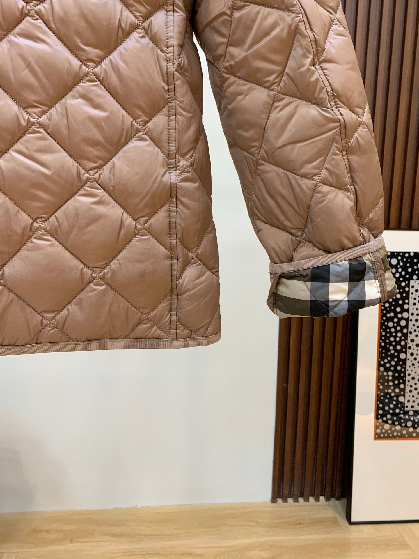 버버리 퀄팅 자켓