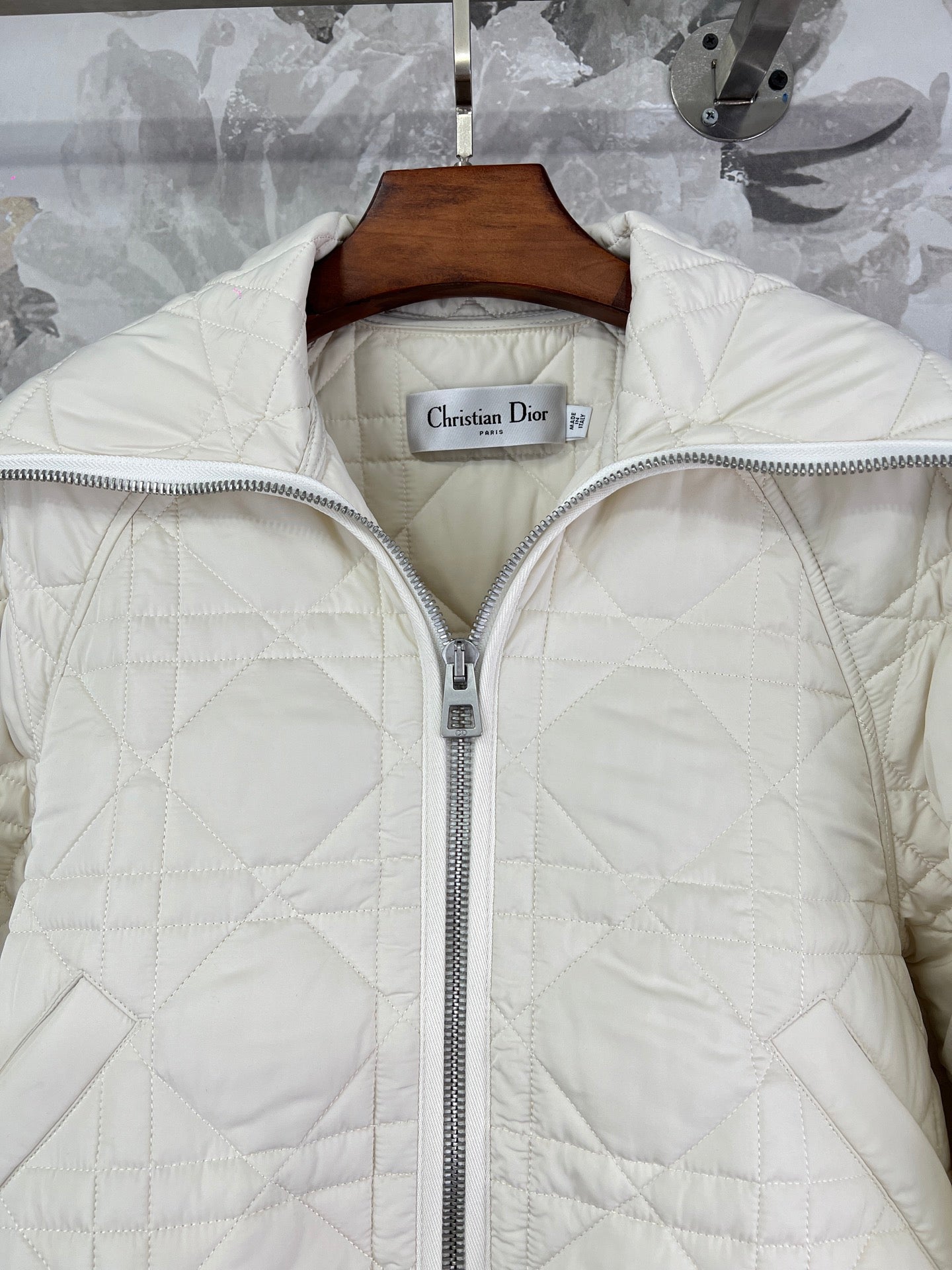 디올 매크로 까나쥬 세일러 퀄팅 자켓