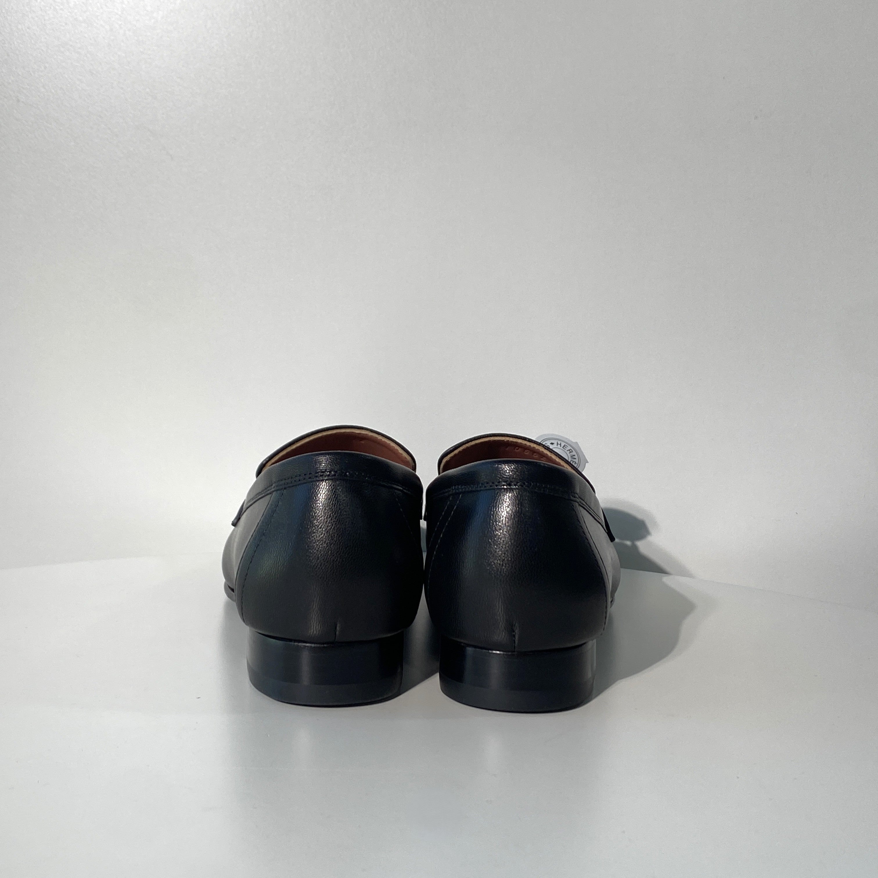 국내) 에르메스 Paris 로퍼 은장 / 블랙 37