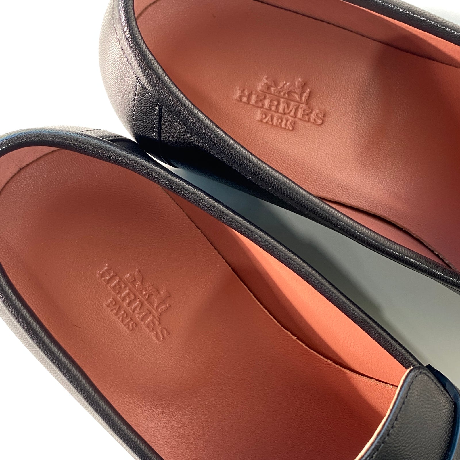 국내) 에르메스 Paris 로퍼 은장 / 블랙 37