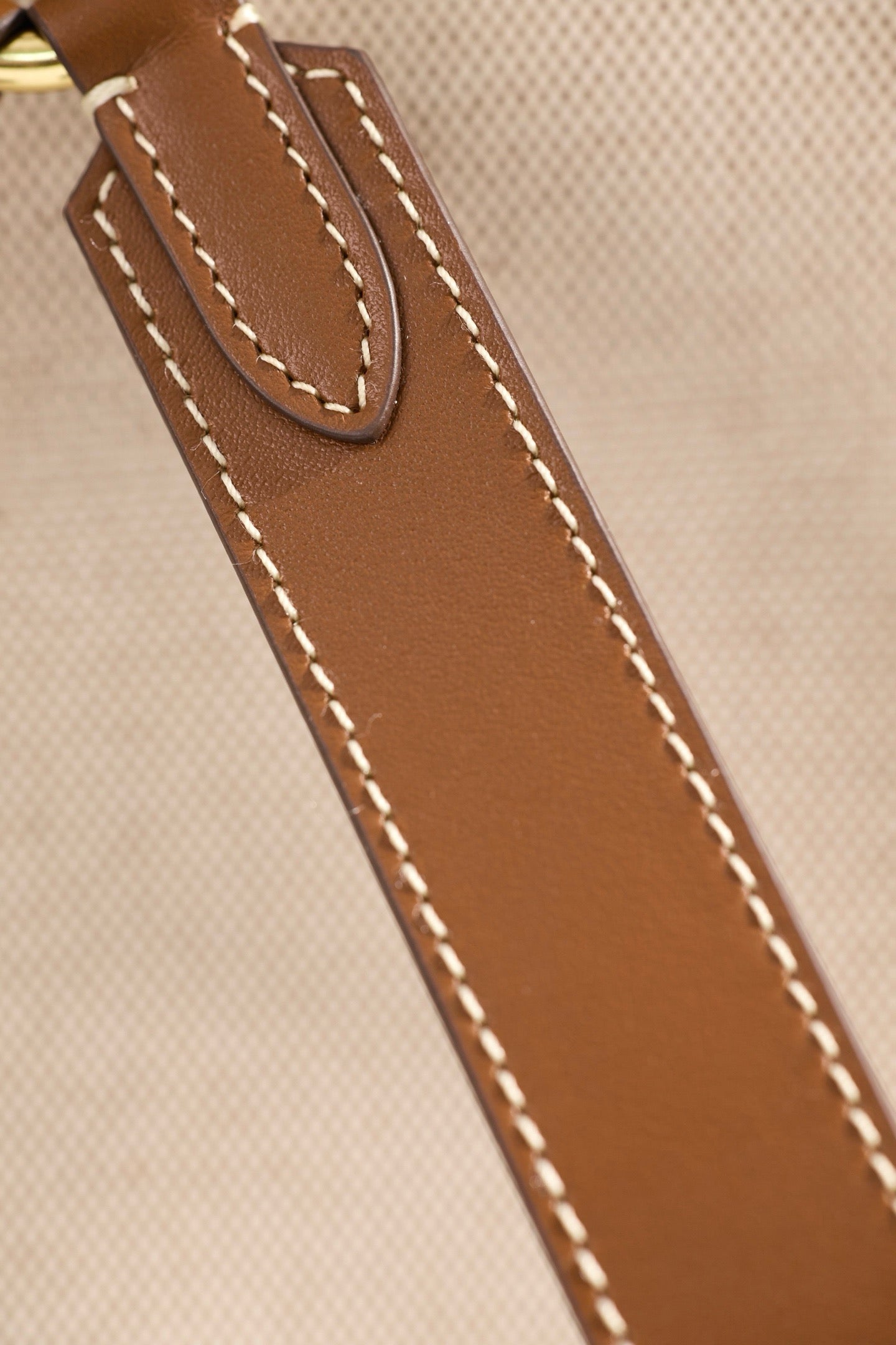 미우미우 캔버스 가죽 백팩 라지